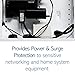Legrand - OnQ Duplex Outlet Kit Provides Power and Surge Protection to Networking, Power Outlet Kit with Recessed Outlet Compatible with Standard Knockouts, Recessed Power Outlet, 36456902V1