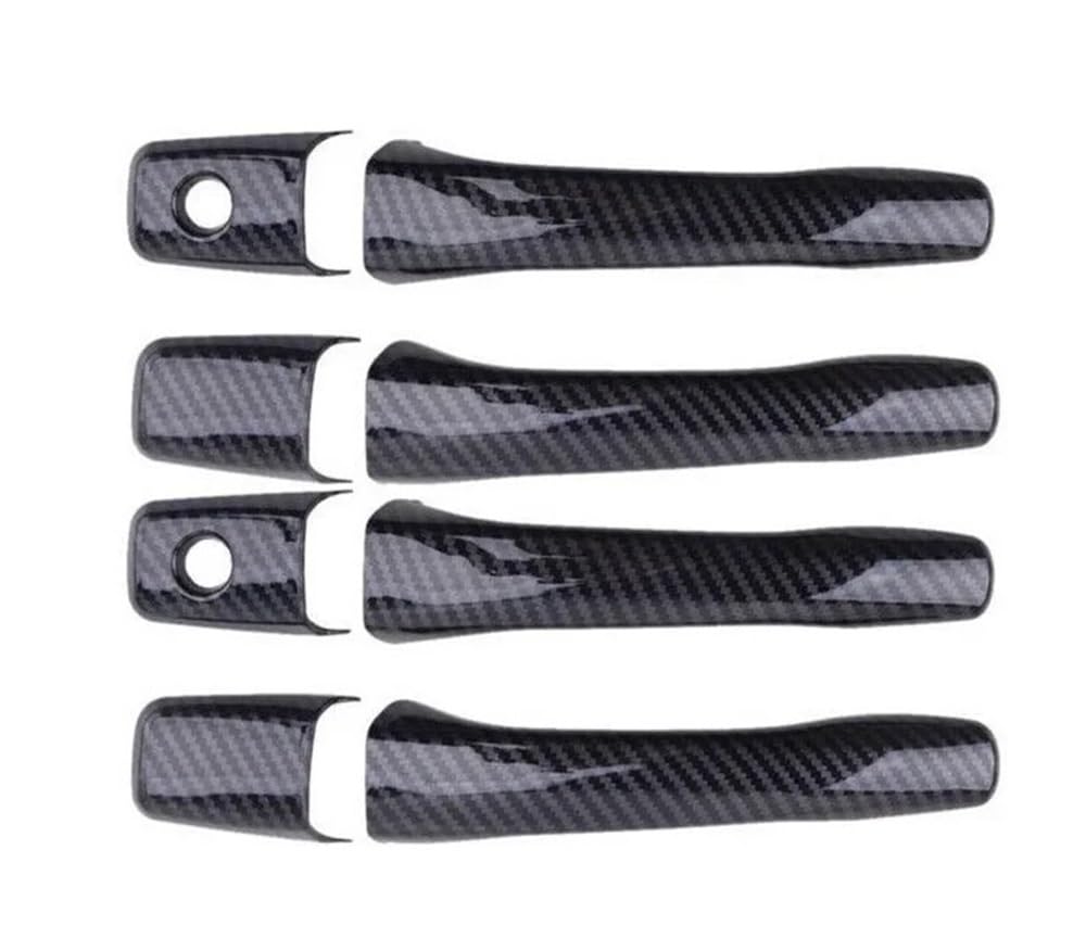 Poignées extérieures voiture look carbone pour Lancer EVO 2002-2007 : moulage ABS protecteur