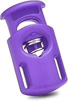 Vista 27 de CooBigo 20 piezas de cierres de cordón de resorte de plástico, cierres de palanca de cuerda de paracaídas para pantalones de sudor con cordón