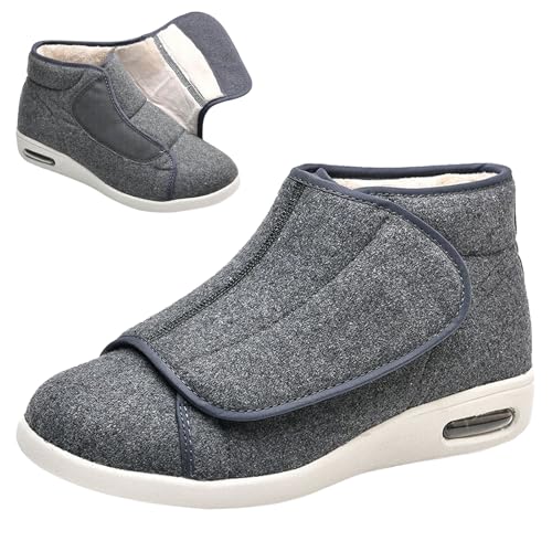 超軽量 介護シューズ 幅広 冬用 紳士 暖かい 通気性 幅広 介護靴 調節可能 女性 ウォーキング シューズ 足が腫れ 介護 靴 母の日 室内 室外