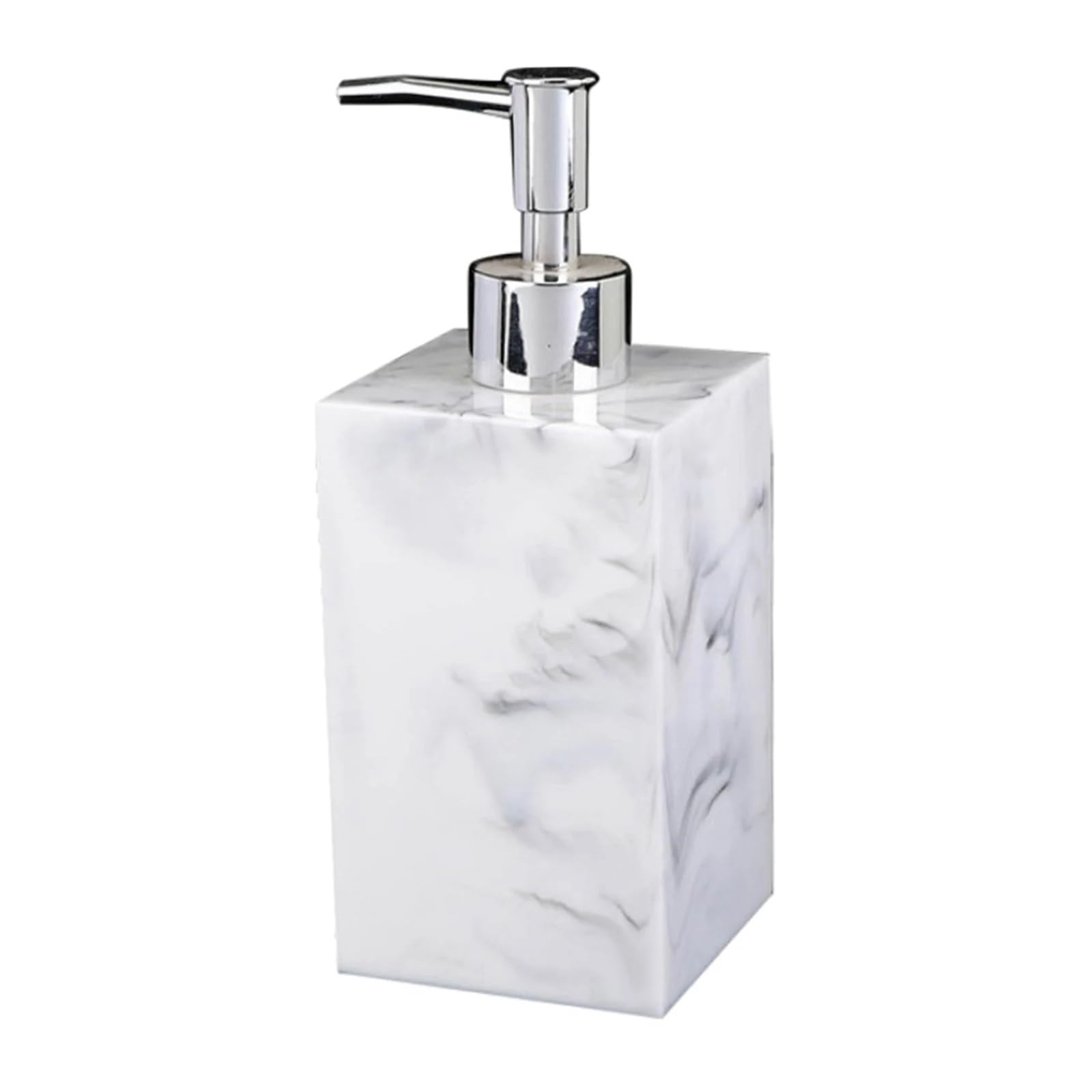 Soap Dispenser Manual Soap Dispenser Pump Bottle 500ml Empty Lotion Liquid Container(WHITE)
