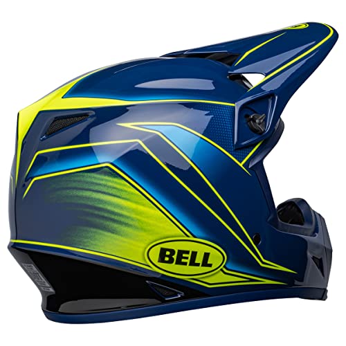 Image of Bell MX-9 MIPS Dirt Helmet (Zone Gloss Navy /Retina - Small)