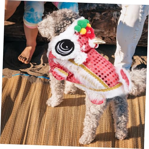 Disfraz de León para Perro Talla L miniatura 3