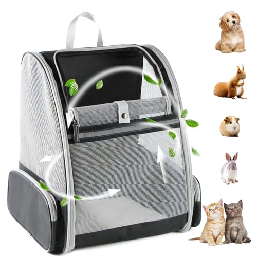 Mochila Bolsa Transporte Pet Gato Portátil Dobrável Respirável Até 10KG