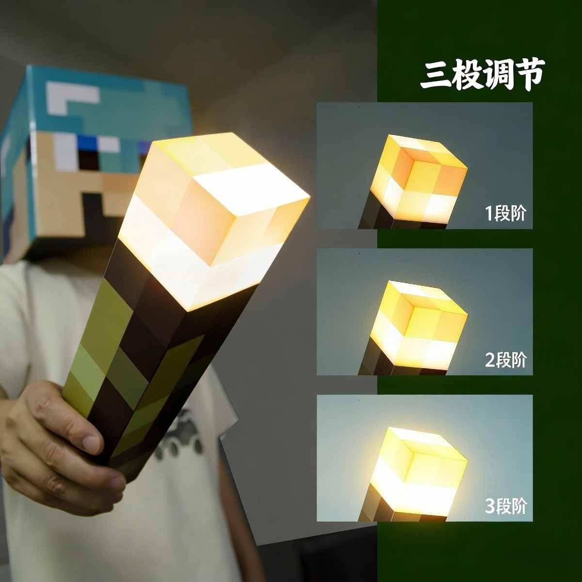 Amazon.co.jp: [Quirix] マインクラフト周辺 トーチライト LED充電式