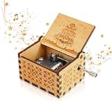 Decoración de la caja de música: caja de música de feliz Navidad, puede traer una gran melodía melodiosa de la canción y crear un ambiente agradable en el hogar, oficina, librería, sala de estar, fiesta, apartamento, sala principal, dormitorio u otro interior. También se puede utilizar como un adorno en dormitorios, escritorios, coches de armario o decoración del hogar.