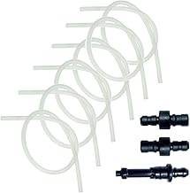 Milk Hose Silicone Hoses 6 x Replacement + 3 x Connection Nipples - Set Compatible with Jura Devices for Milk Frother