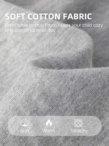 5 Pack Girls Leggings Cotton Tights for Toddler Kids Stretchy Soft Yoga Pants Full Length Multipack Pull On Fall Winter2