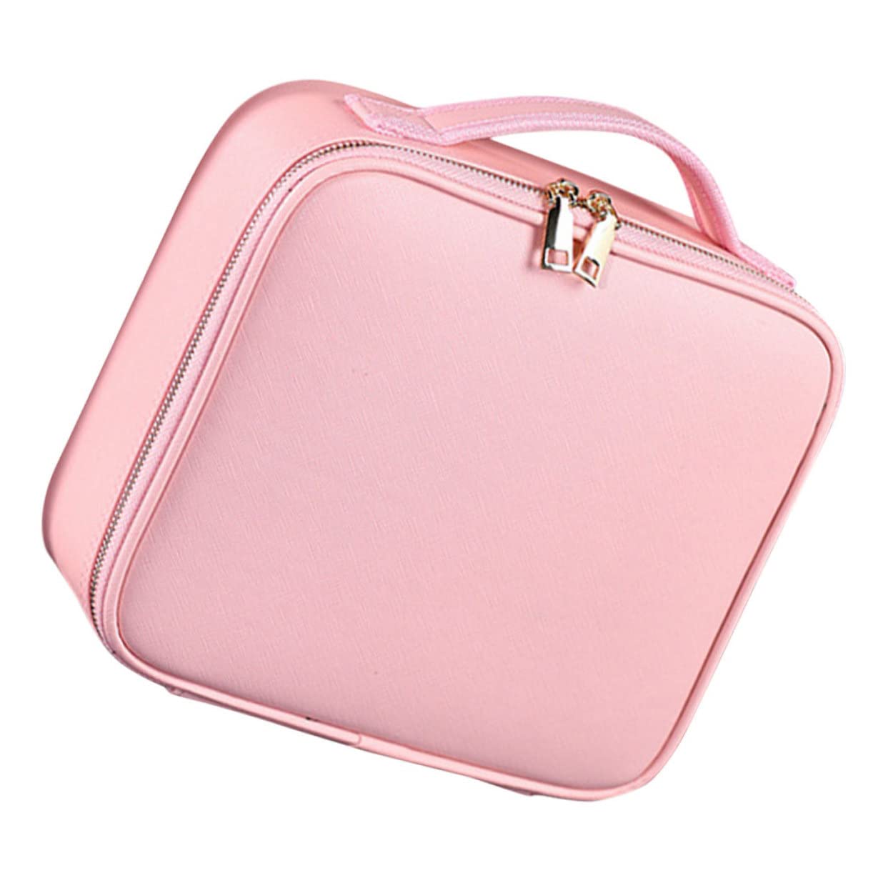 Bolsa De Cosméticos De Viaje con Divisor Ajustable Neceser De Maquillaje De Sintético Organizador De Cosméticos para Maletín De Maquillaje