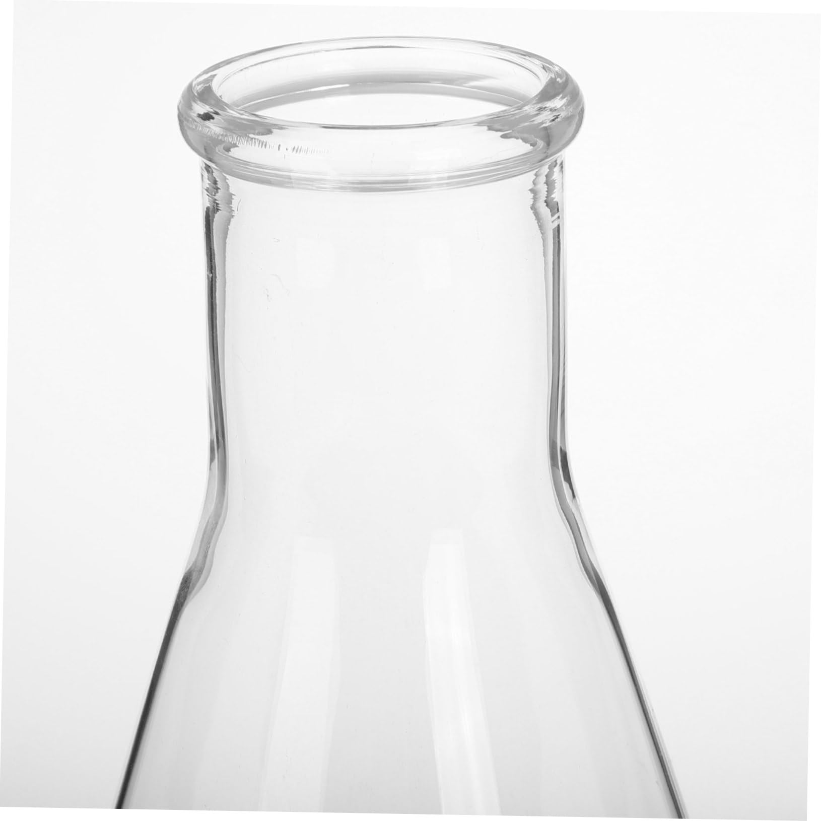 ULTECHNOVO 5piezas Matraces Erlenmeyer De Borosilicato Vidrio Cristalería Científica
