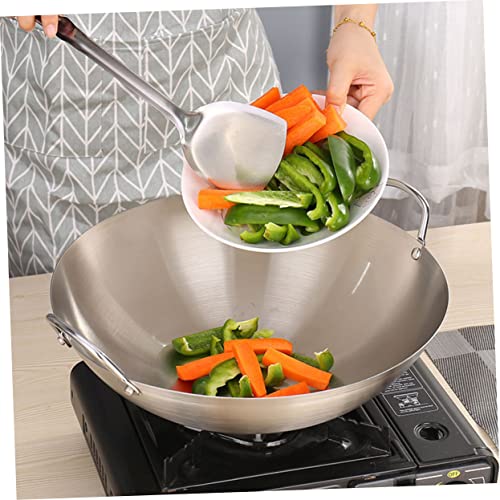 Wok de Acero Inoxidable con Doble Asa Ergonomica miniatura 4