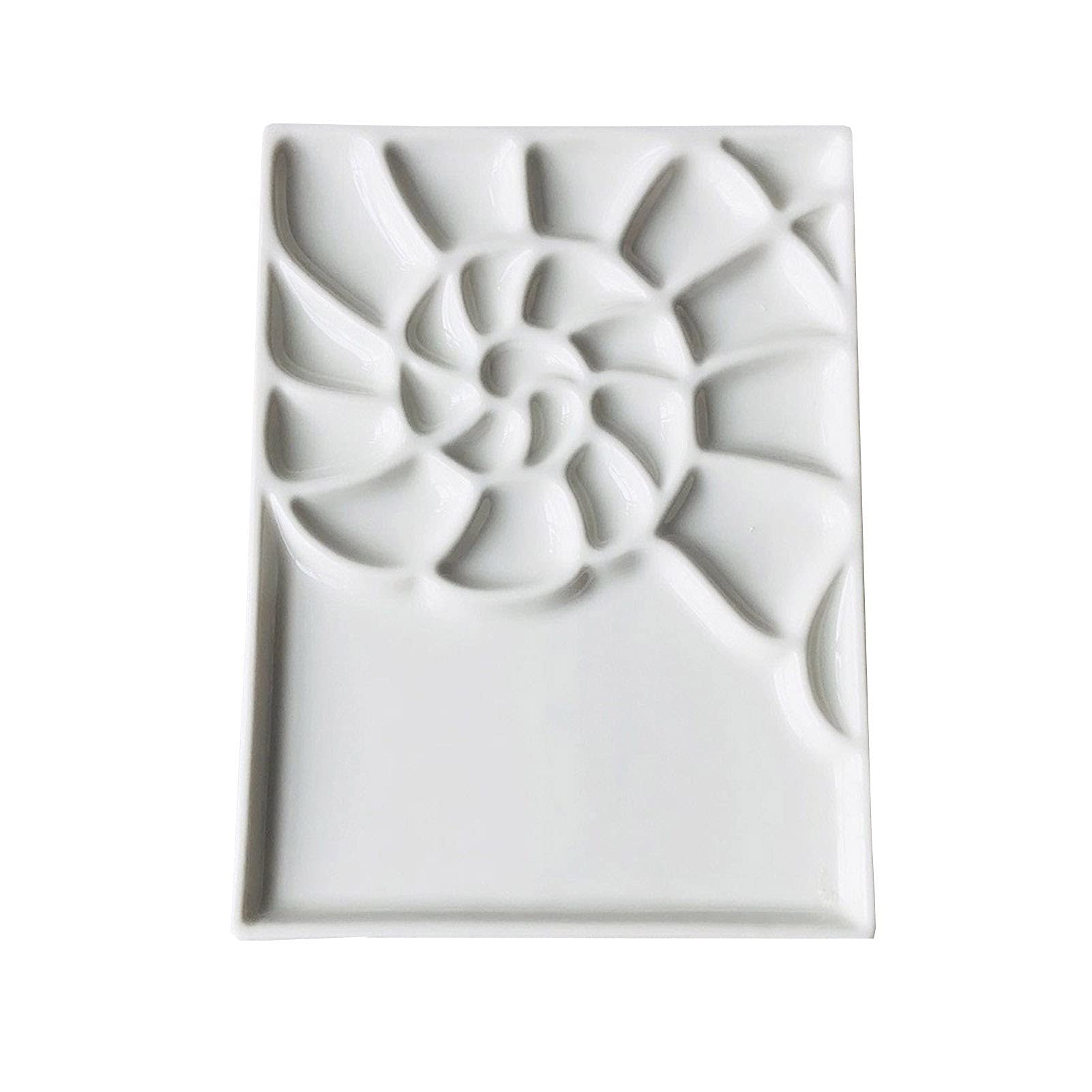 Palette en céramique multifonction lavable pour gouaches et huiles