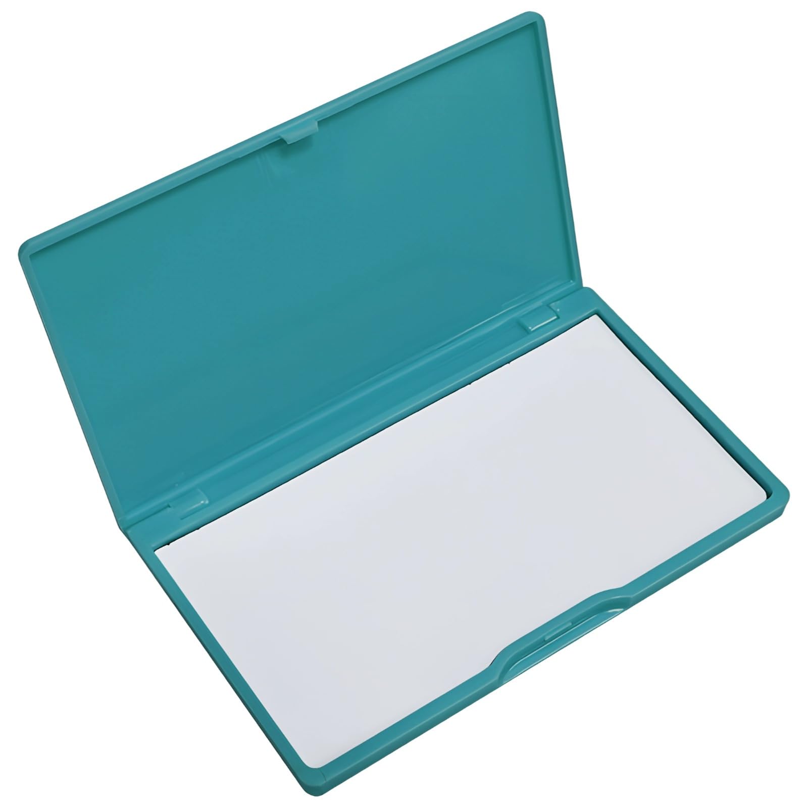 Magnetic Pin Organizer for Sewing, Compact Square Plastic Case, Dark Green, 4.3 X 2.6 in, Portable Sewing Box