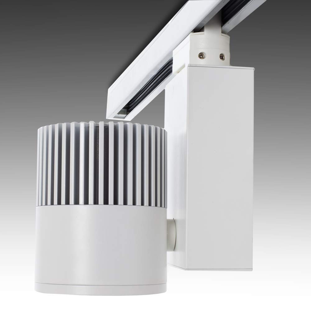 Foco de Carril LED 40W 3600Lm CRI90 4200ºK Trifásico UGR17 50.000H [JW-TR40W-WHITE-W] | Greenice