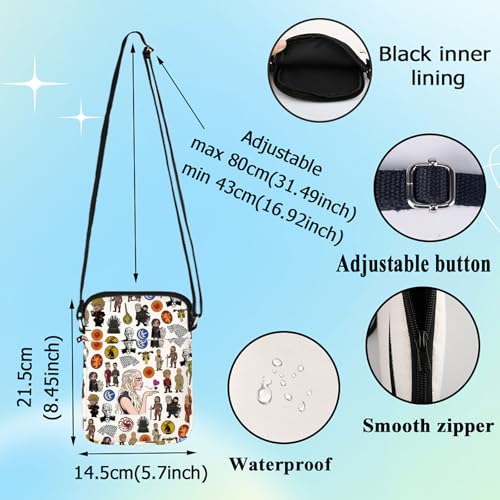 G2TUP Jon Snow Crossbody Bag Dragons Fans Gift Mother Of Dragons Adjustable Strap Bag Dragons Merch2