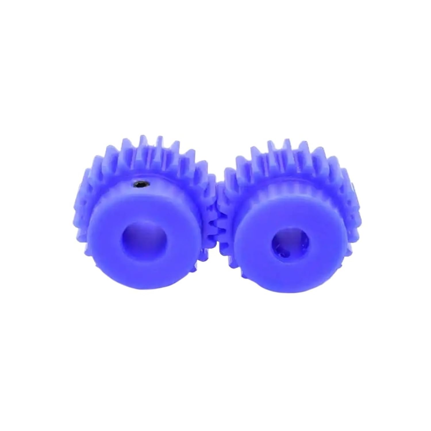 1M Blue Nylon Spur Gear Set - 15T-40T Plastic Mechanical Transmission Gears with Process Holes 4-16mm(1Pcs,18 Teeth-Hole 4mm)