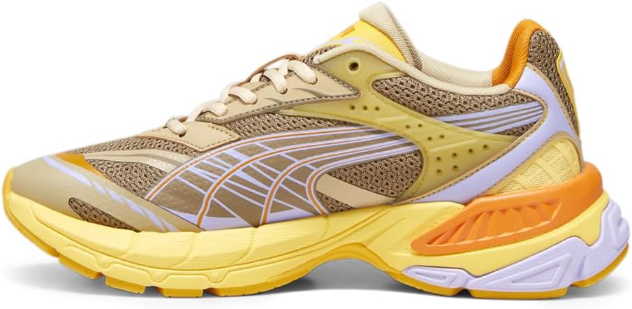 PUMA Mens Velophasis Multi Lace Up Sneakers Shoes Casual - Brown, Yellow