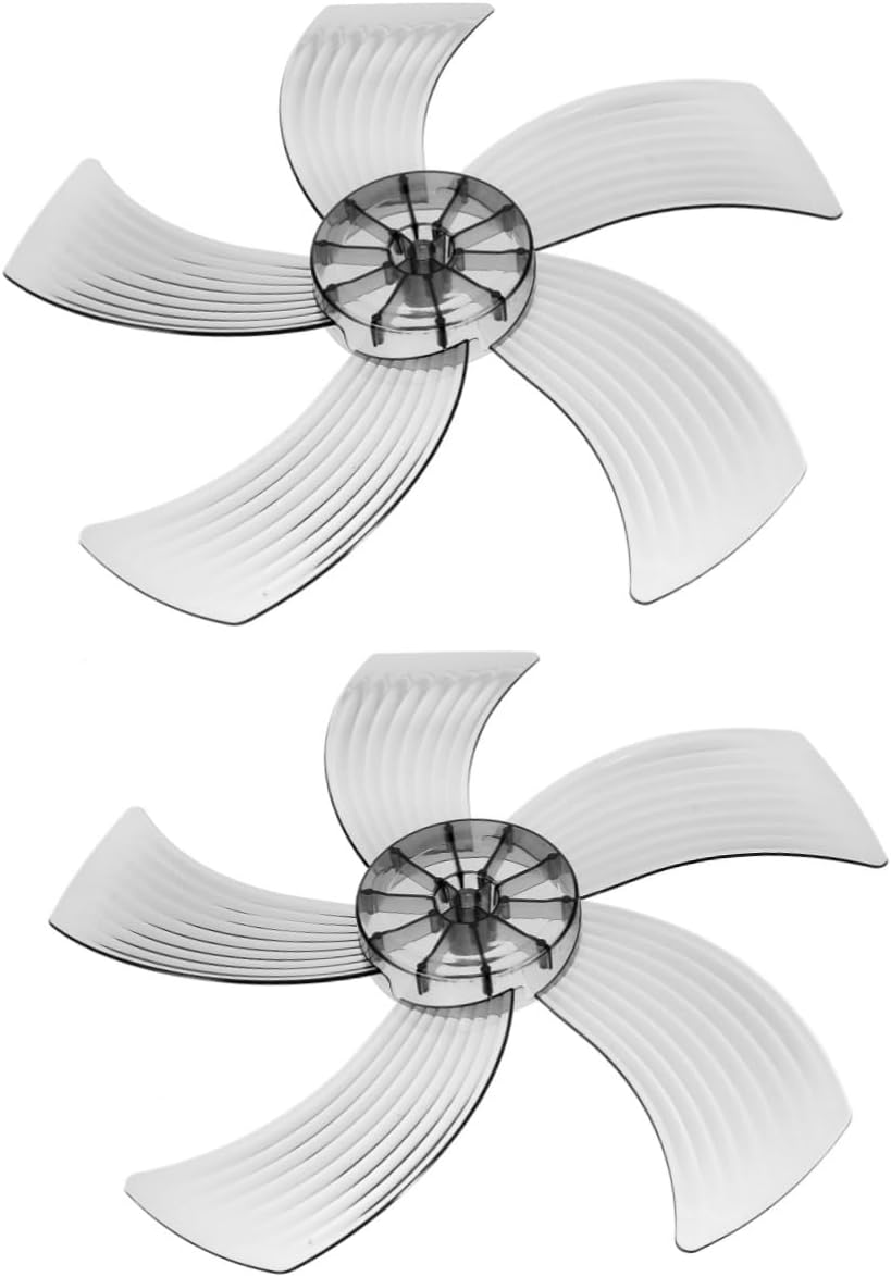 DOITOOL 2pcs Oscillating Blade Fan Parts One Blade Replacement Plastic Fan for Replacement for Standing Pedestal