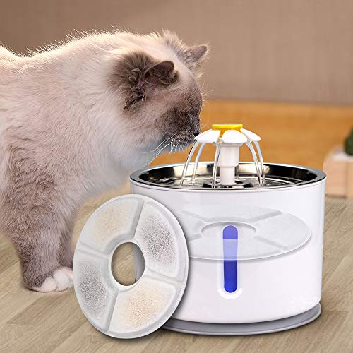 Filtro para fuente de agua para gatos Alysontech 12 unidades miniatura 7