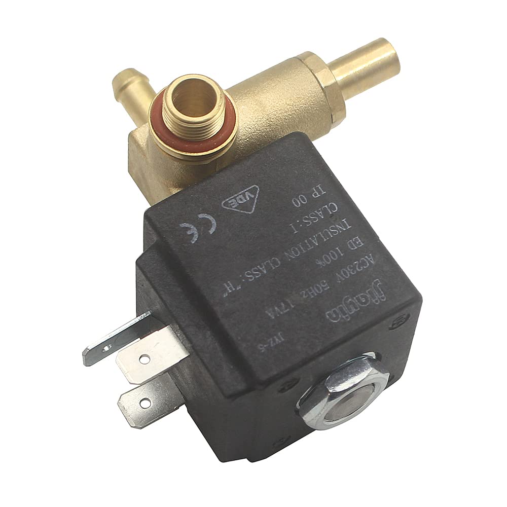 JIAYIN JYZ-5 2/3 Voie AC 230V 50Hz G1/8" 17VA 6 bar Électrovanne électromagnétique normalement fermée (de type N/C) pour gaz pour générateur de flux