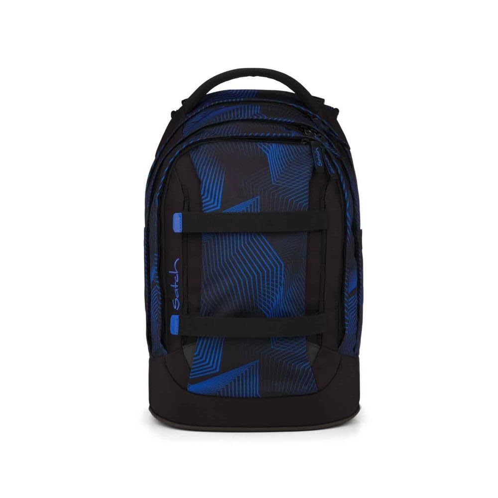 Satch Pack Schulrucksack Set 3tlg. inkl. Schlamperbox und Sportbeutel (Seismic Blue)