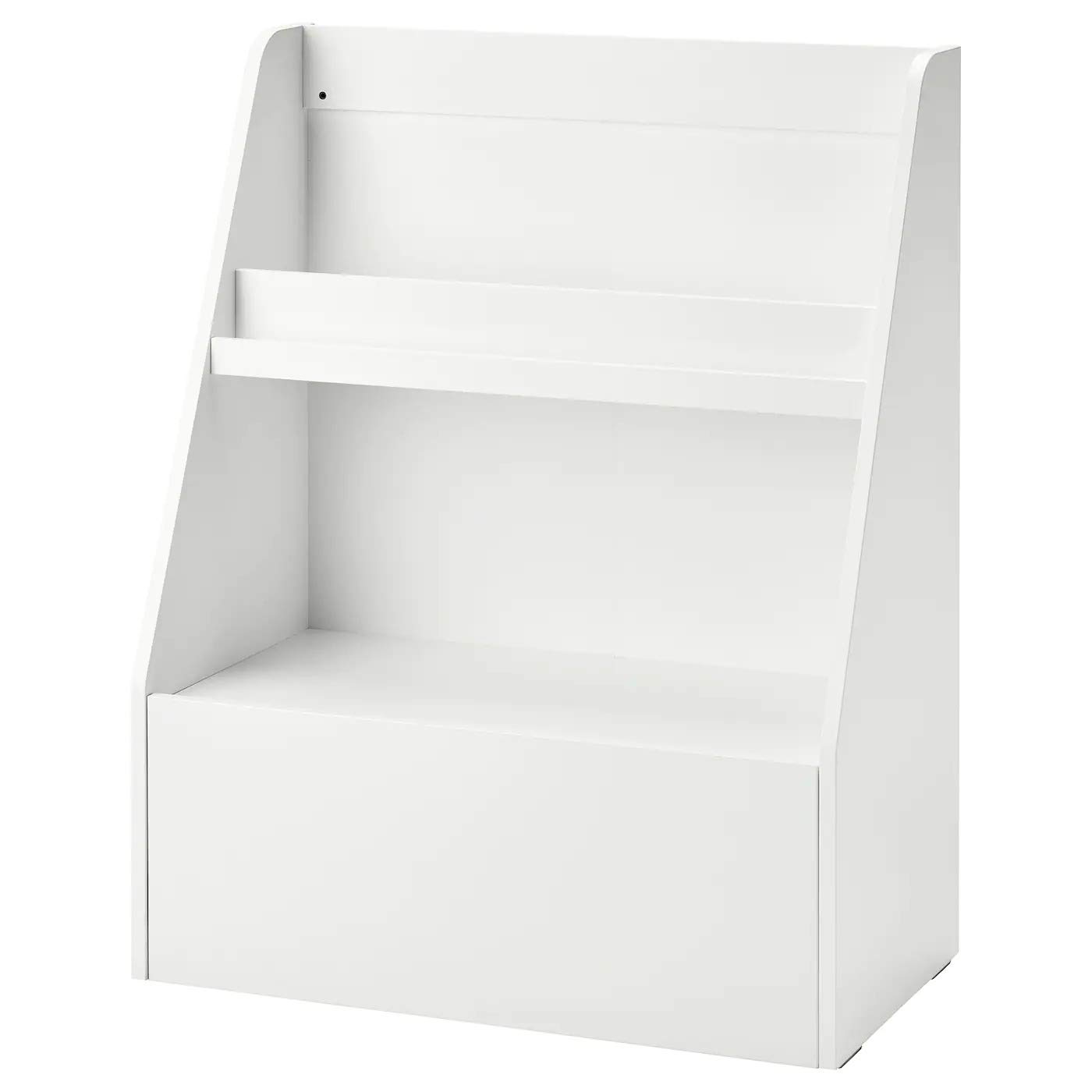 Amazon｜IKEA/イケア BERGIG/ベリグ：ブックディスプレイ 収納付き 