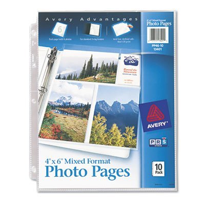 Amazon.com: Avery AVE13401 Photo Pages for Six 4