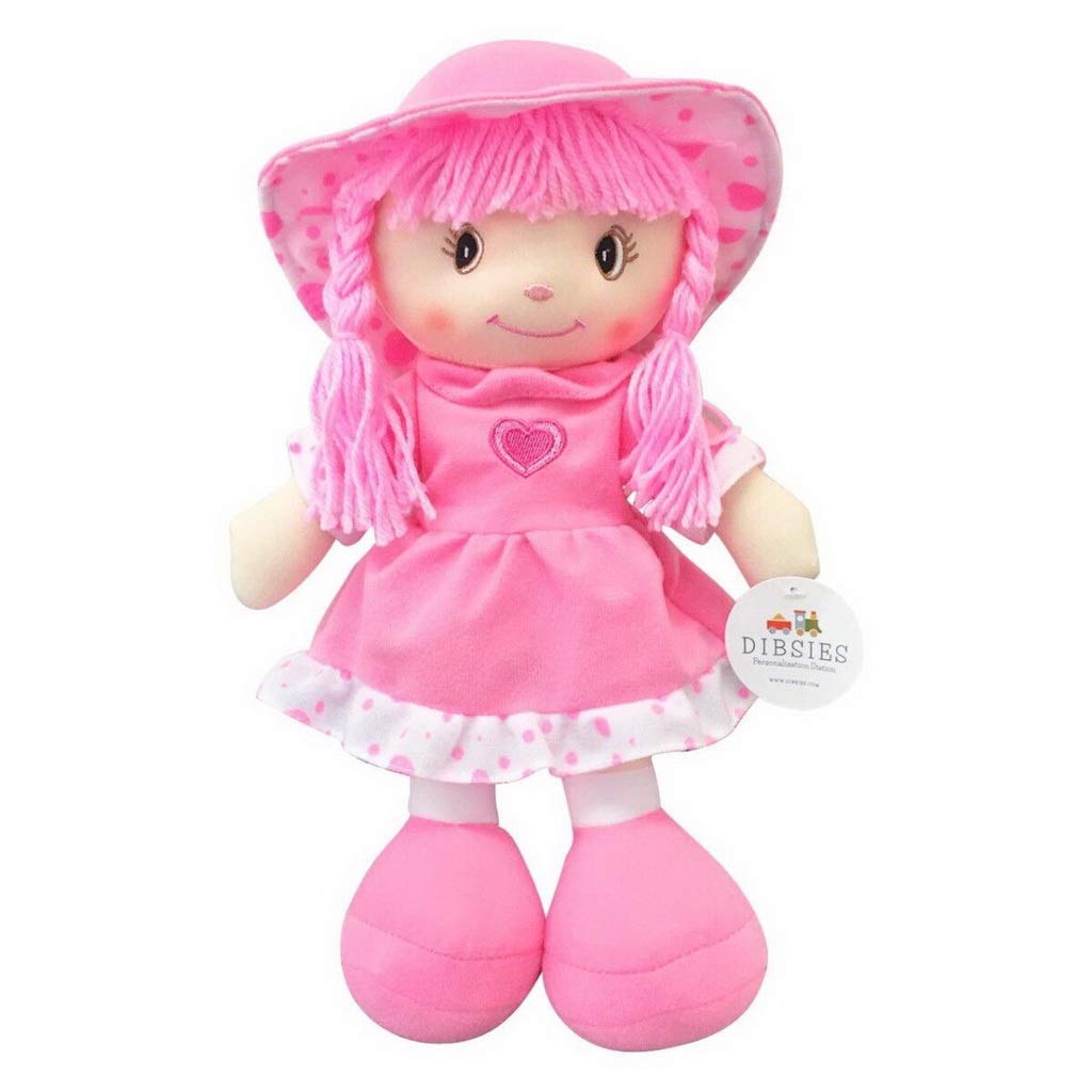 Dibsies Sweetheart Cuddle Doll - 14 Inch (Pink)