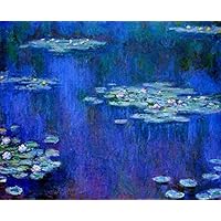 睡蓮の油絵 water lilies 睡蓮の油絵 water lilies Amazon.co.jp