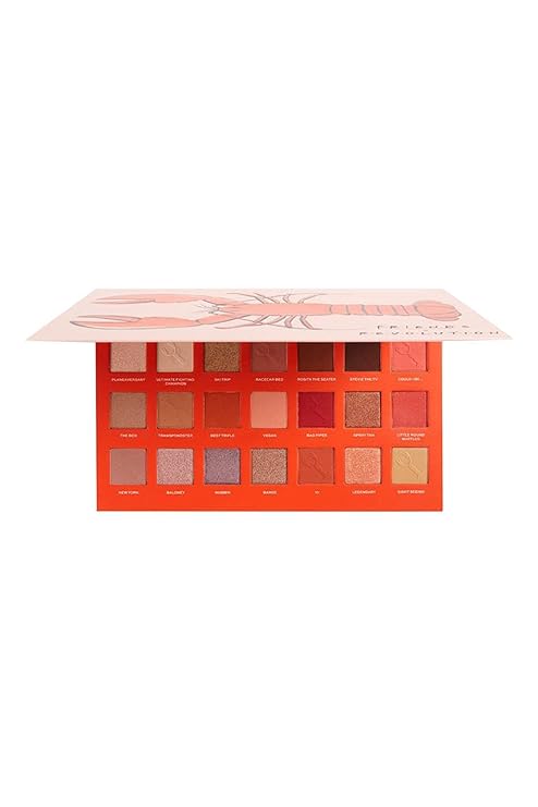 Makeup Revolution X Friends He’s Her Lobster Eyeshadow Palette, Multicolor with 20 Bright and Matte Finish Eyeshadow Colors for the Day and Night, Long-lasting and Easy-to-blend Formula 25 g at Rs. 570