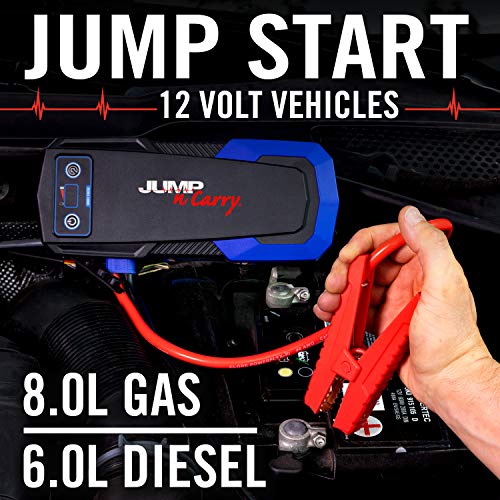 Clore Automotive JNC325 Jump-N-Carry 2000A 12 Volt Jump Starter for up to 8.0L Gasoline and 6.0L Diesel Engines - Additional View