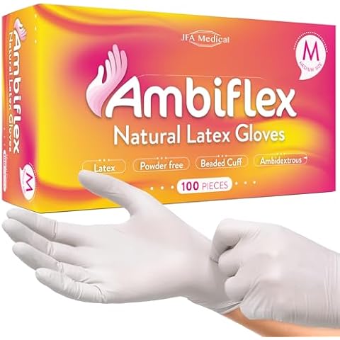 JFA Medical Disposable Powder Free Latex Gloves Cover