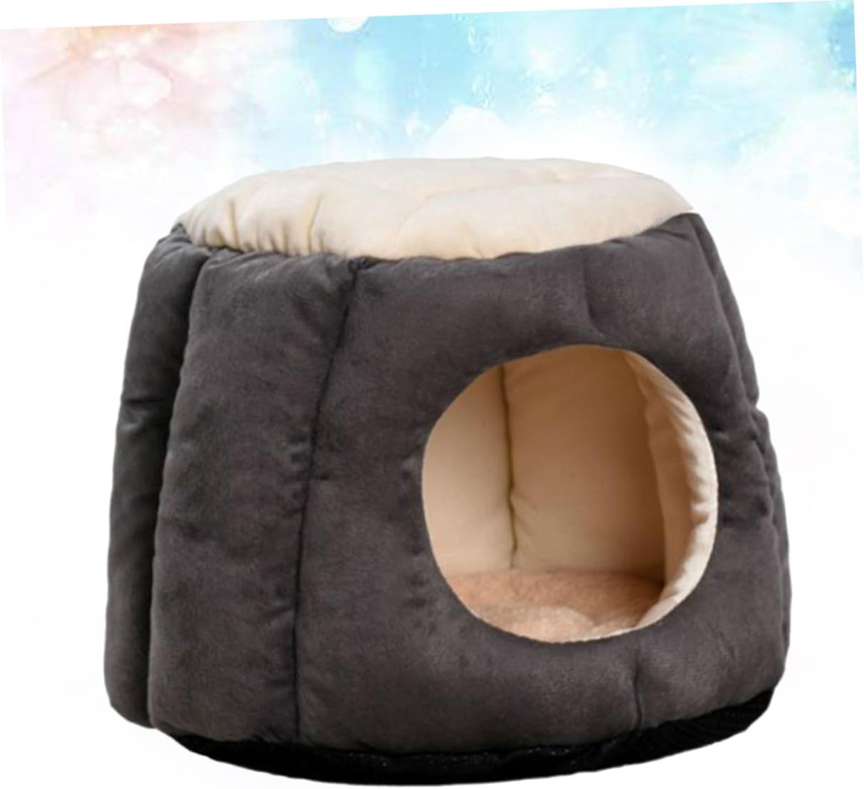 Dog Round House Pet Cave Warm Nest Bed s for Cats Dogs Comfortable and Machine Washable