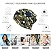 Girls Boys Beanie Caps Chemo Hat, Large Hedging Head Hat Skull Caps for School, Motorcycle, Skate, Fashion Military Tactical Cap Ski Cap (Army Green Camouflage Vietnam Tiger Stripe Camo Bonnets)