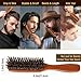 URTHEONE Premium Beard Brush Grooming Kit - 100% Natural Boar Bristle Hair Brush for Men, Ergonomic Handle,Cleaning Brush & Folding Scissors - Complete Beard Hair Care Set for Styling,Maintenance