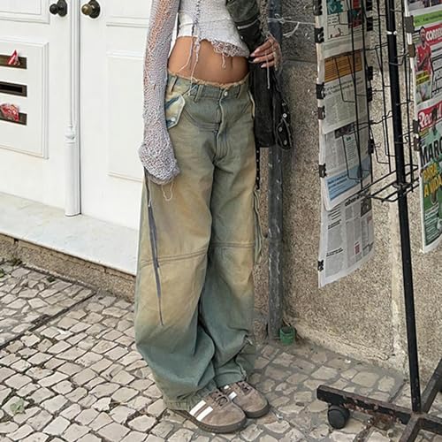 Salopette américaine confortable en jean ample pour affiner la silhouette des femmes