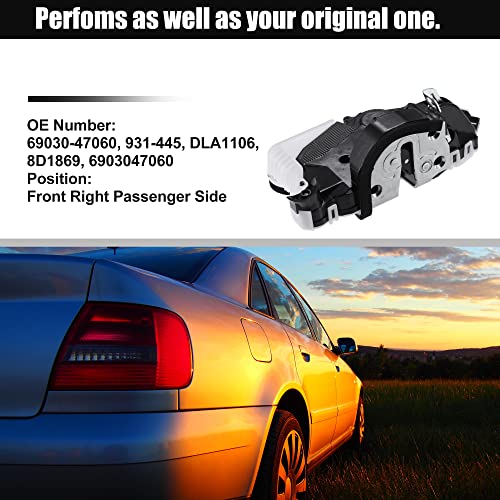 Image of ACROPIX Front Right Passenger Side Power Door Lock Actuator Motor 69030-47060 for Hybrid for Toyota Prius 2010-2013 1.8L / 2004-2009 1.5L for Prius Plug-In 2012-2013 1.8L