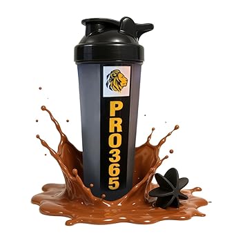 PRO365 Gym Shaker Sipper Bottle BPA Free Protein with Whisk Ball (700 ML, 100% Leakproof)