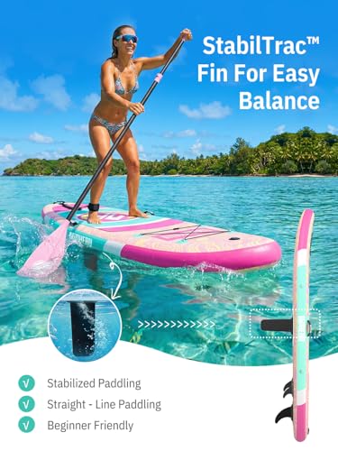 Image of Niphean 10' Inflatable Paddle Board, Ultra-Light SUP for Beginners