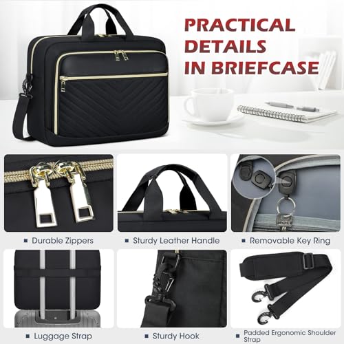 Bolsa grande para computadora universitaria de 17.3 pulgadas de trabajo 6