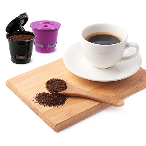 CHULUX 4-Pack Reusable Mesh Coffee Filter for Single Cup Coffee Maker,Universal Refillable Ground Coffee Cup - Thumbnail 7