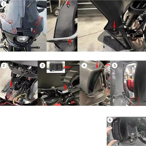 Inserts ventilation DRL moto pour vos road-trips en Softail - 7