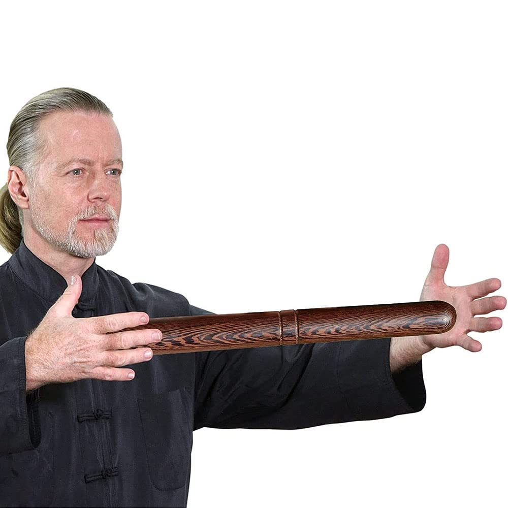 Tai Chi Stick - Traditional Wooden Ruler for Martial Arts Qigong Kungfu Training - Beginner-Friendly Tai Chi Bang