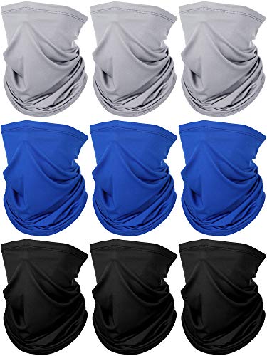 Lightweight Neck Gaiter Sun Protection Face Cover Thin Face Scarf