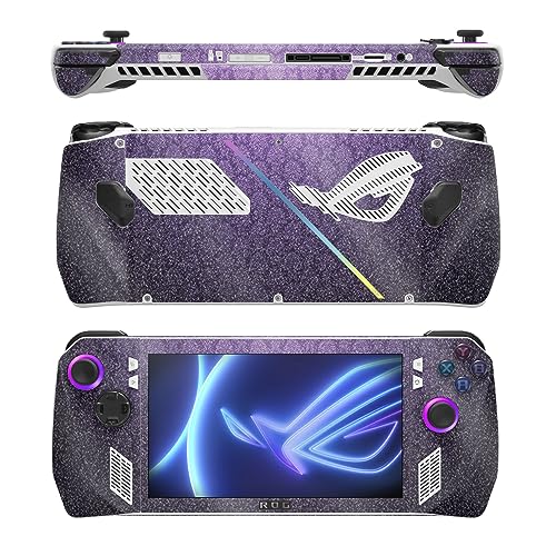 Image of MightySkins Glossy Glitter Skin Compatible with Asus ROG Ally - Antique Purple | Protective, Durable High-Gloss Glitter Finish | Easy to Apply