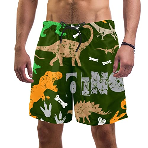 Short de plage confortable JDEZ maillots de bain pour hommes orange