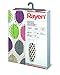 Rayen | Funda para tabla de planchar Universal | Fácil de colocar con sistema EasyClip | 2 capas: Espuma y tejido 100% algodón estampado | Gama Basic de Rayen | Medidas: 126x40cm