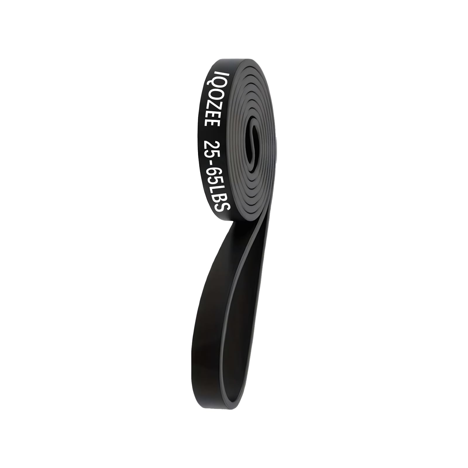 IQOZEE Black 25-65LBS Heavy Duty Resistance Band - Single Pull Up Assistance Band for Home Workout, Strength Training & Stretching