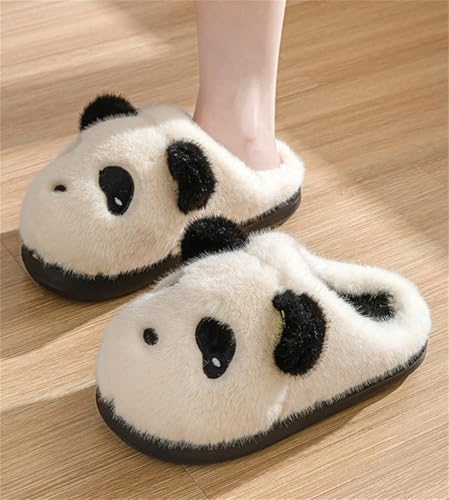Panda Plush Animal Slippers - Warm & Soft Women's Home Slippers for Indoor/Outdoor3