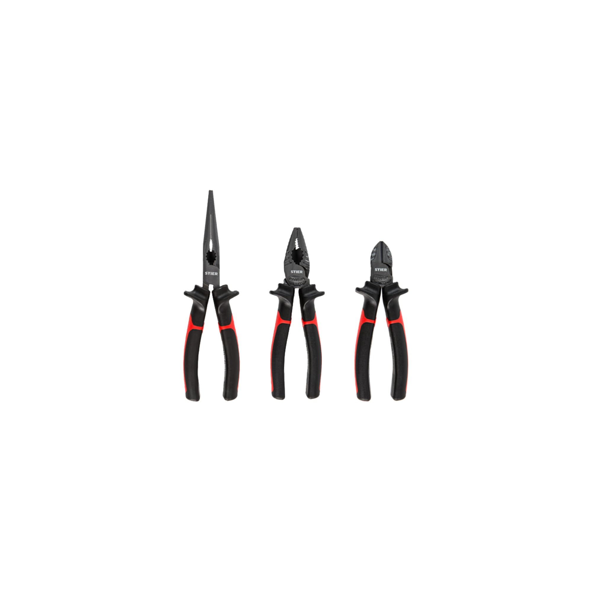 STIER Set di pinze montaggio 3 pezzi